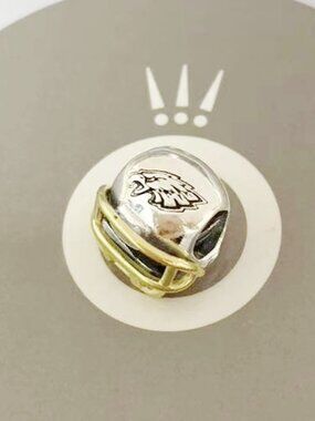 Pandora Philadelphia Eagles Football Helmet Charm Pendant